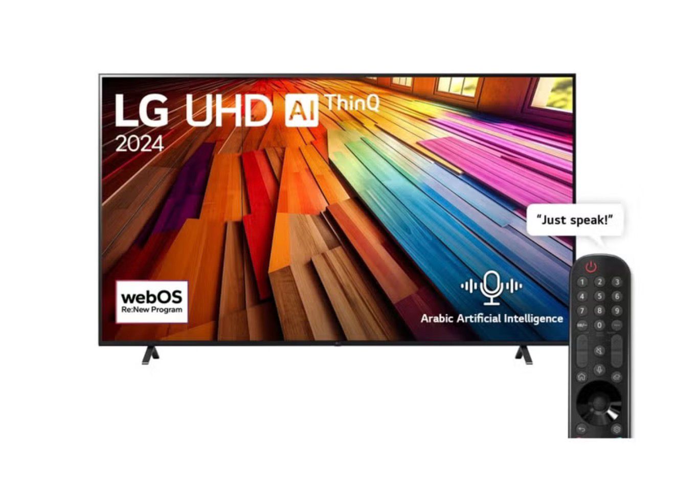 LG UHD AI ThinQ 4K Smart TVs (2024) Arabic Artificial Intelligence
