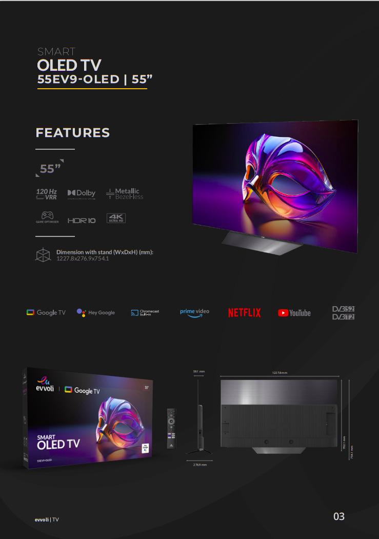 SMART QLED TV 55EV375QG | 55"