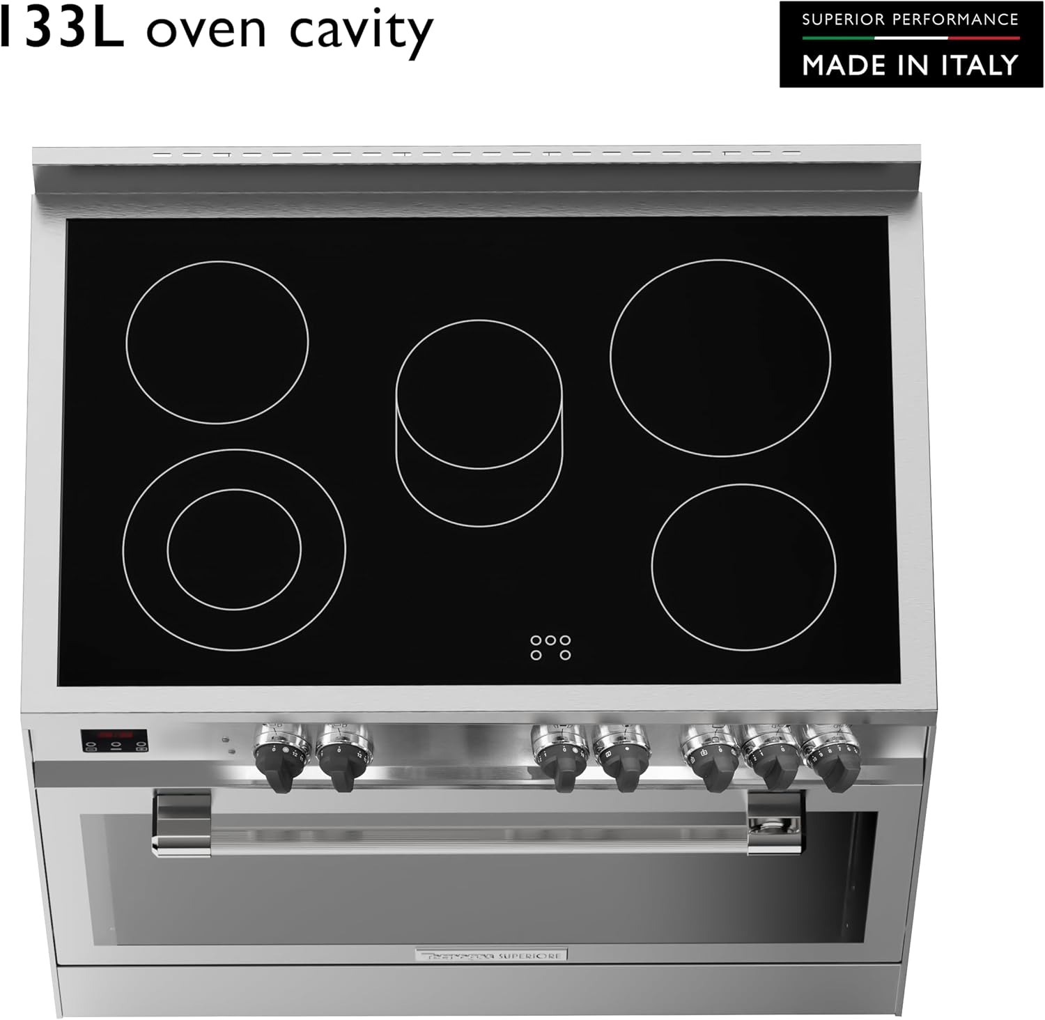 Tecnogas Superiore Gas Cooker 90/60 cm | 133 L Gas Oven | N1X96G5VC
