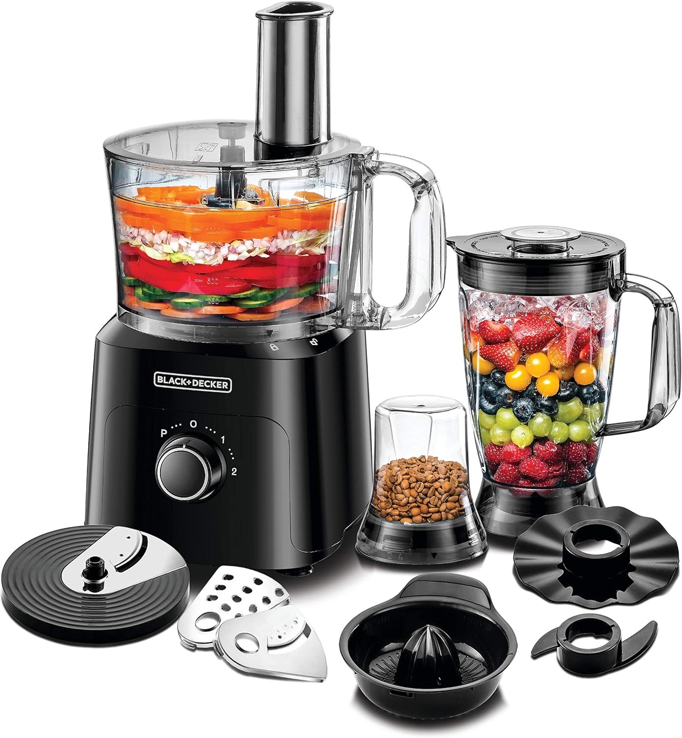 Black+Decker 5‑in‑1 Food Processor FX775‑B5 750W