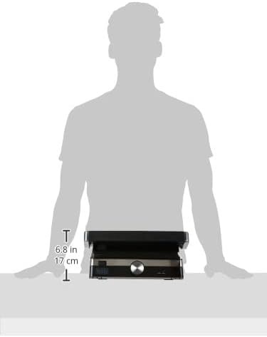 Black+Decker 2000W Family Health Grill  Family Health Grill with 180° Hinge – 5‑in‑1 Healthy Electric Grill