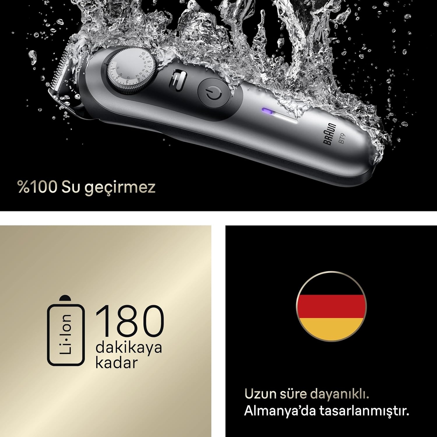 Braun Professional Beard Trimmer 9 – BT9520