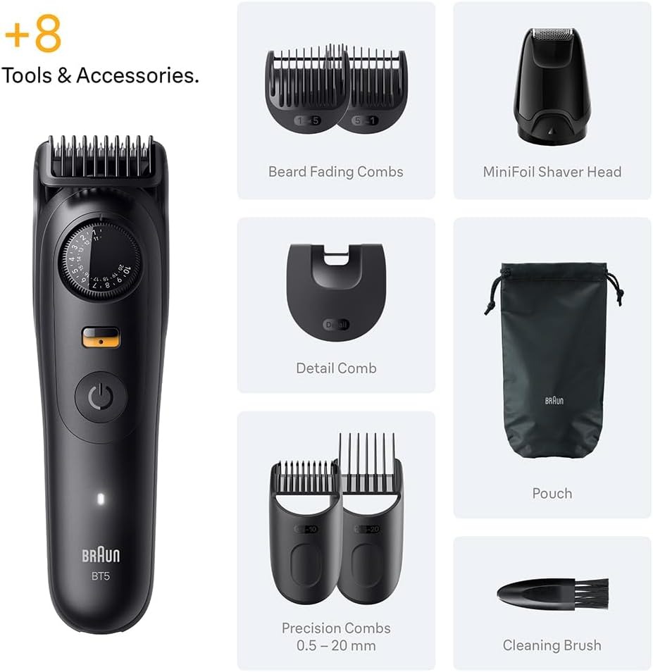 Braun Series 5 Beard Trimmer – BT5560 (Black)