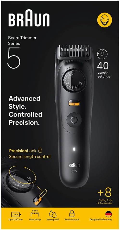 Braun Series 5 Beard Trimmer – BT5560 (Black)